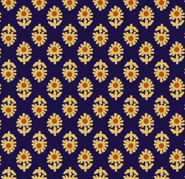 Playful floral pattern