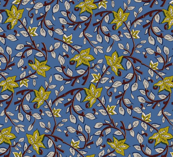 Traditional floral vine pattern