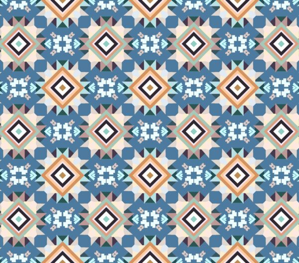 Symmetrical geometric pattern