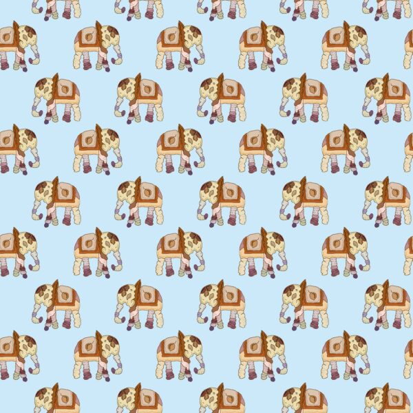 Seamless illustrated pattern