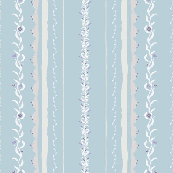 Hand-Painted Vertical Vine