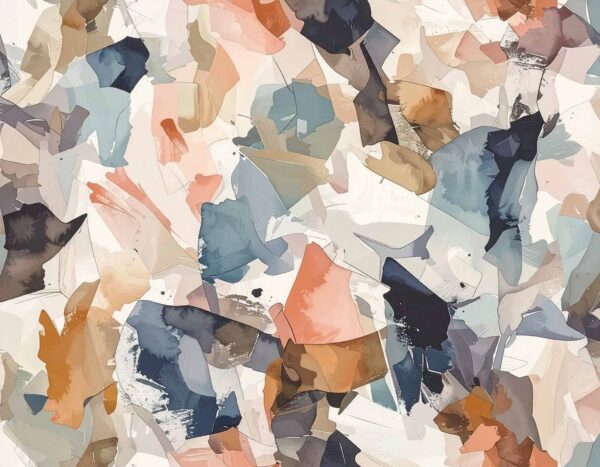 Abstract Deconstructed Collage