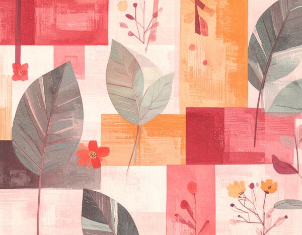 Translucent Geometric Floral