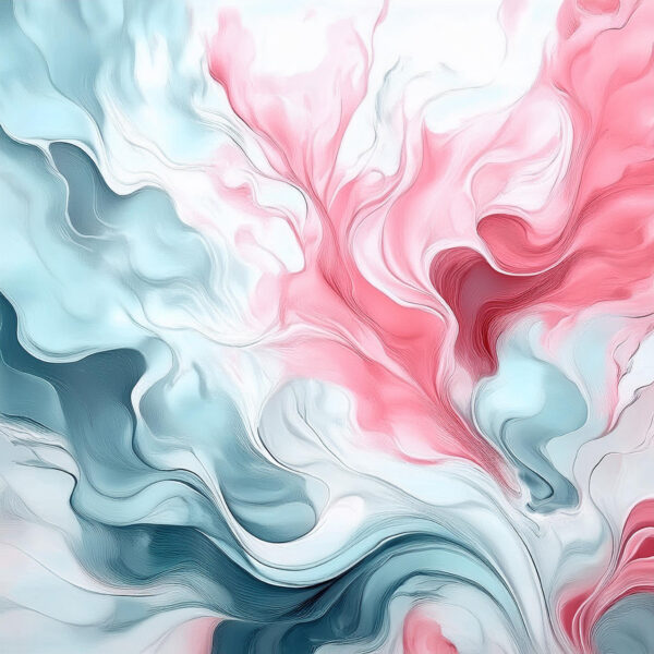 Fluid Art Abstract Swirl