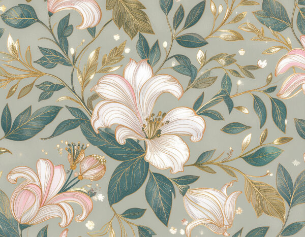 Gilded Sage & White Lily