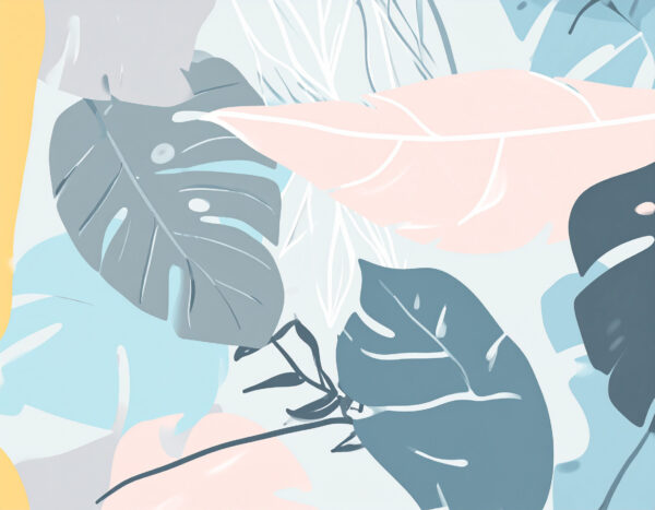 Pastel Pop Art Tropical