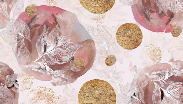 Gilded Gossamer & Rose Spheres