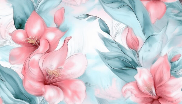 Azure Mist & Radiant Peony