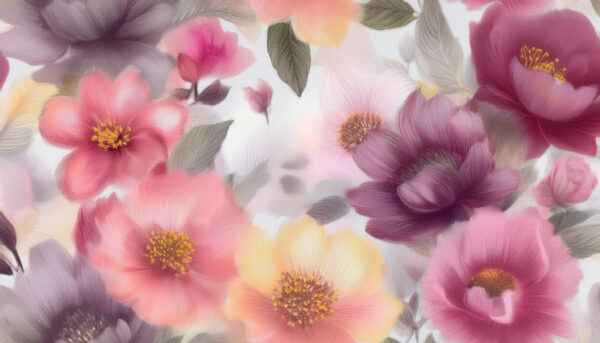 Iridescent Silk Garden