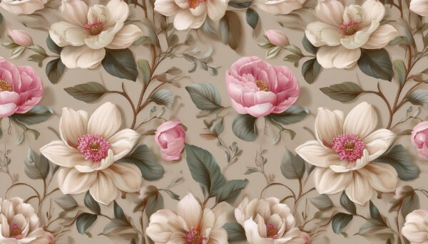 Antique Rose & Sage Meadow