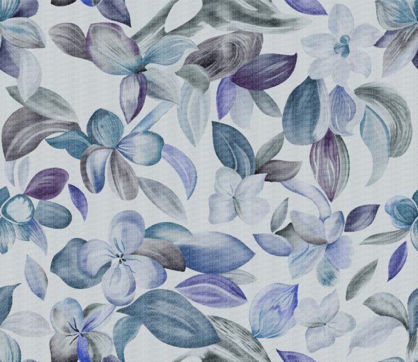 Glacial Azure & Slate Petal Drift