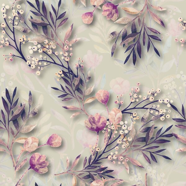 Amethyst Berry & Slate Willow Spray