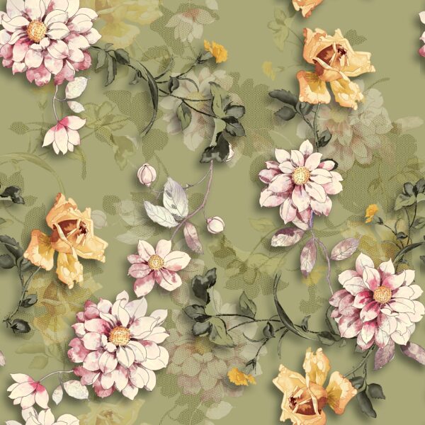 Dusty Pink Zinnia & Amber Rose Spray