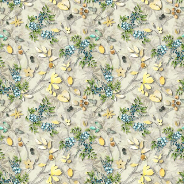 Azure Wisteria & Citron Berry Drift