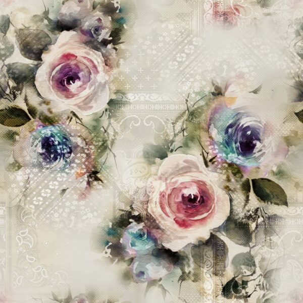 Pearl-Mauve & Luminous Heritage Rose