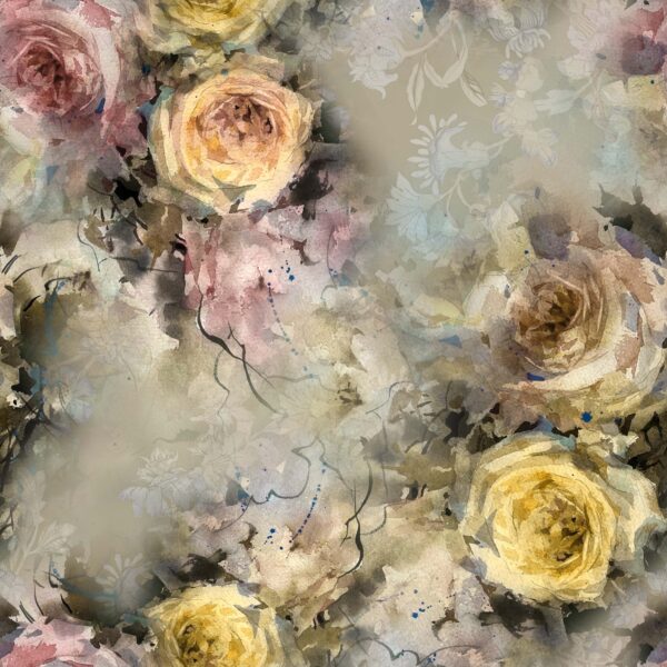 Ochre & Dusty Rose Botanical Wash