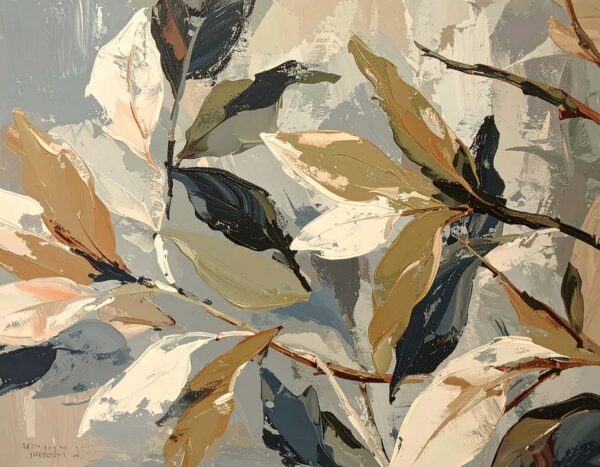 Slate & Ochre Impasto Branch
