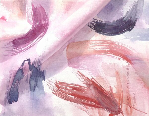 Lavender & Crimson Luminous Drift