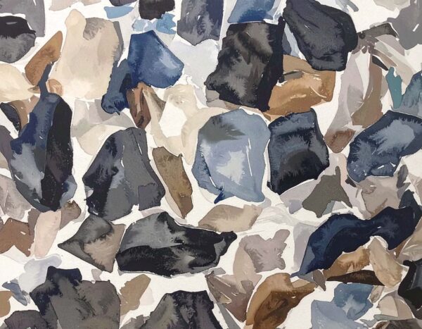 Slate & Amber Mineral Terrazzo