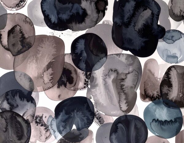 Indigo & Mauve Luminous Bubbles