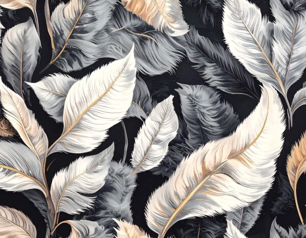 Slate & Pearl Feather Drift
