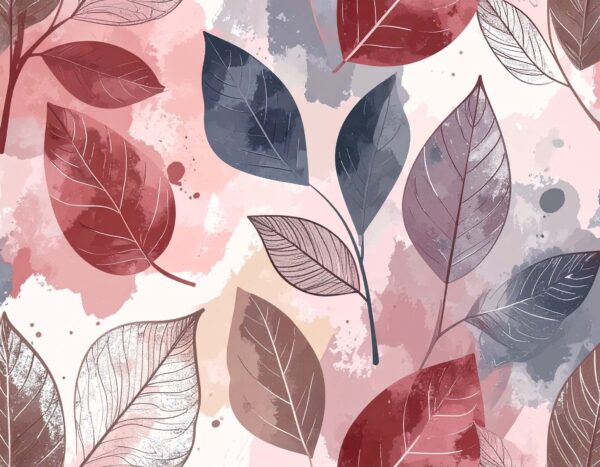 Rose & Charcoal Botanical Study