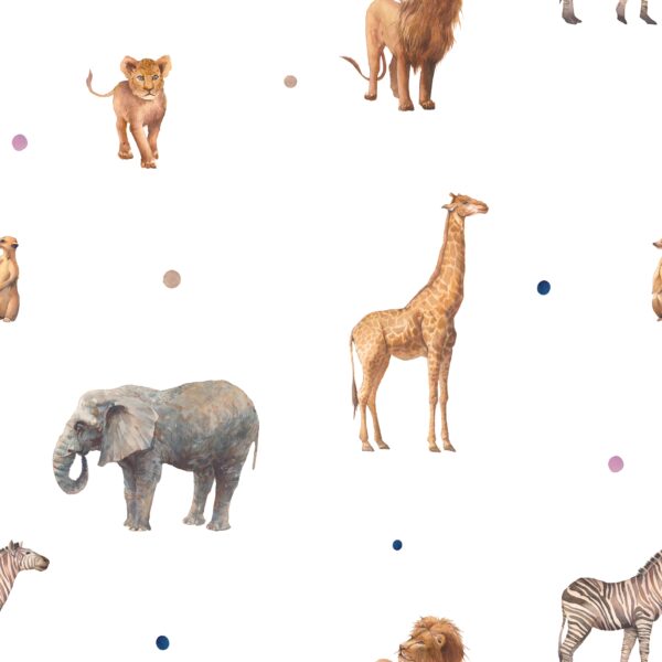 Luminous Safari Watercolor Study