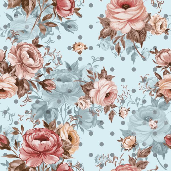 Blush & Sepia Rose Drift