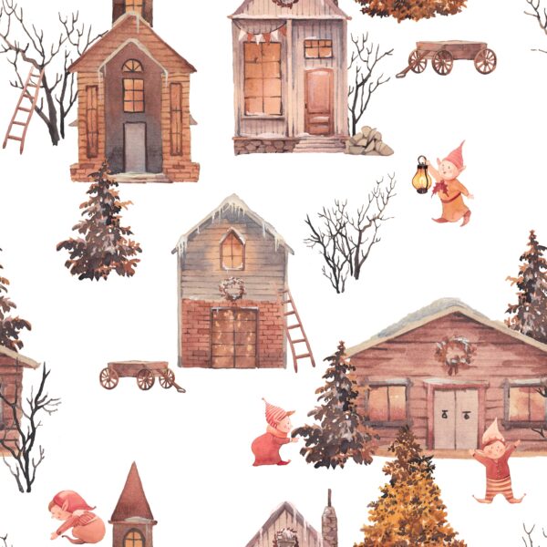 Luminous Nordic Village Study