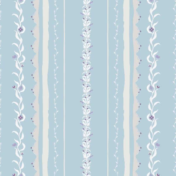 Glacial Stripe & Vine Study