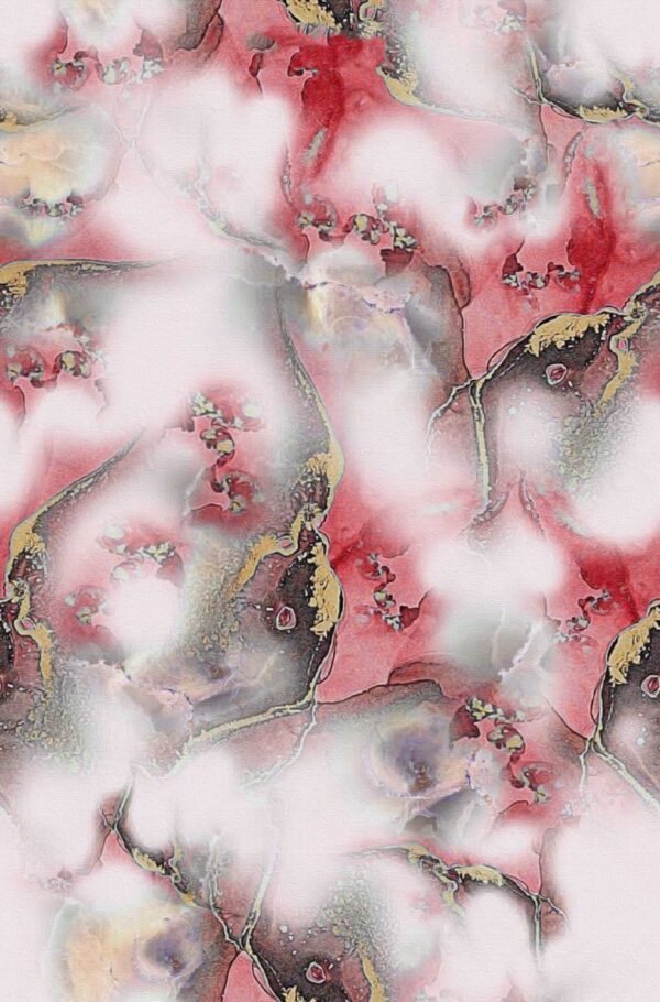 Ruby & Gold Vaporous Bloom