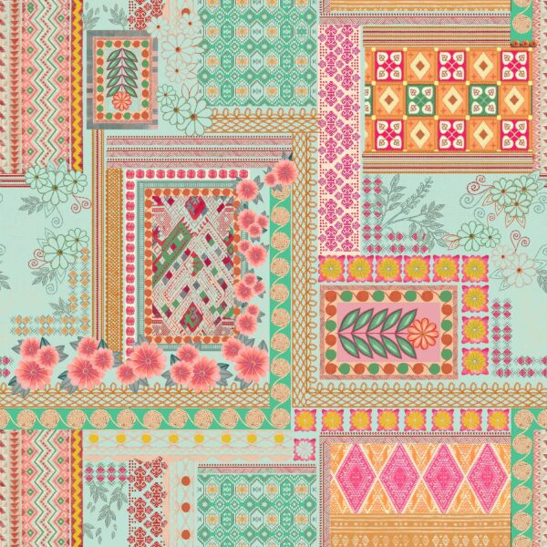 Teal & Coral Heritage Medley