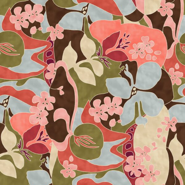 Terracotta & Moss Gestural Botanical