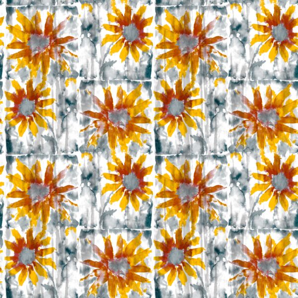 Saffron & Slate Grid-Bloom