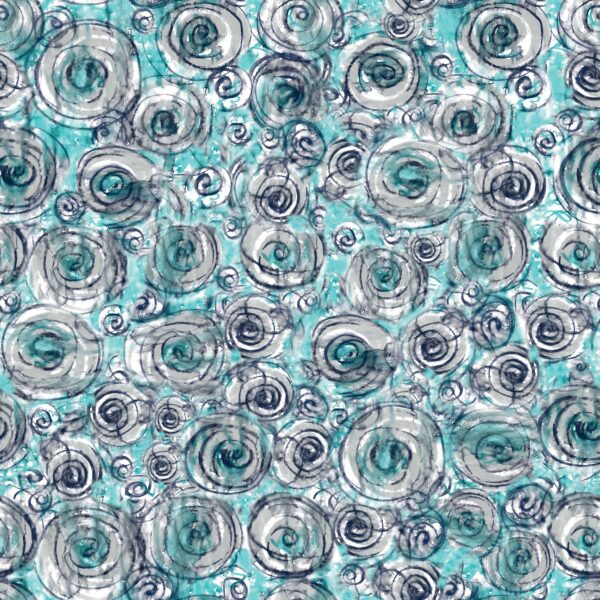 Aquamarine Spiral Drift