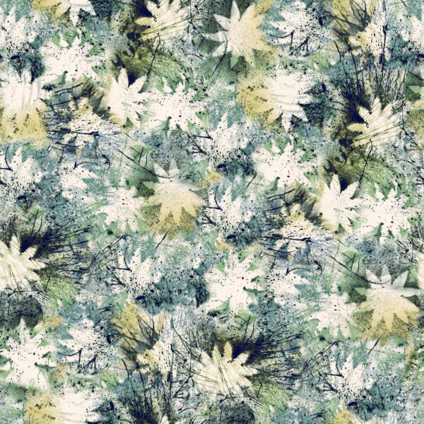 Moss & Charcoal Splatter-Bloom