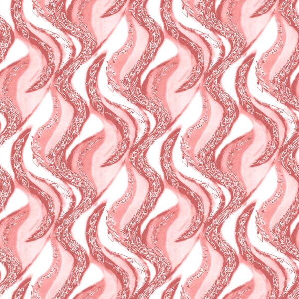 Coral & Ash Sinuous Drift