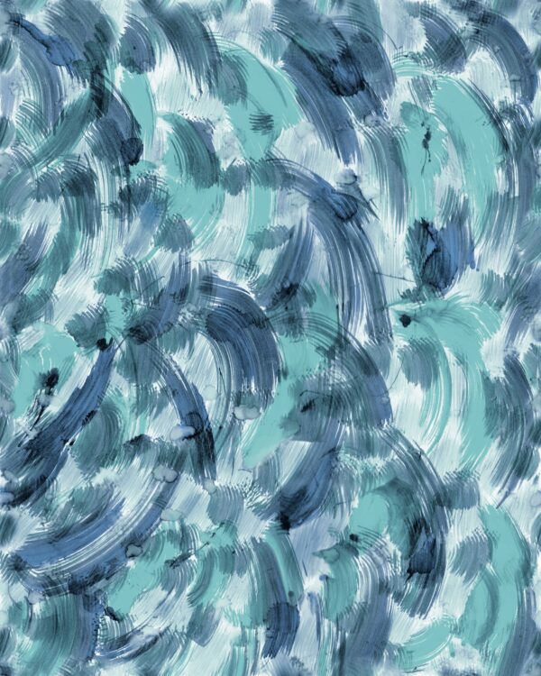 Aquamarine & Slate Kinetic Sweep