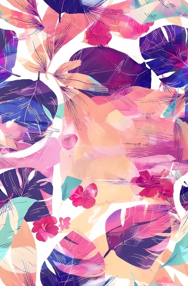 Sun-Stone & Amethyst Botanical Fragment