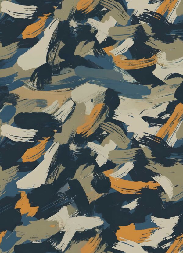 Lapis & Solar-Ochre Friction Fragment