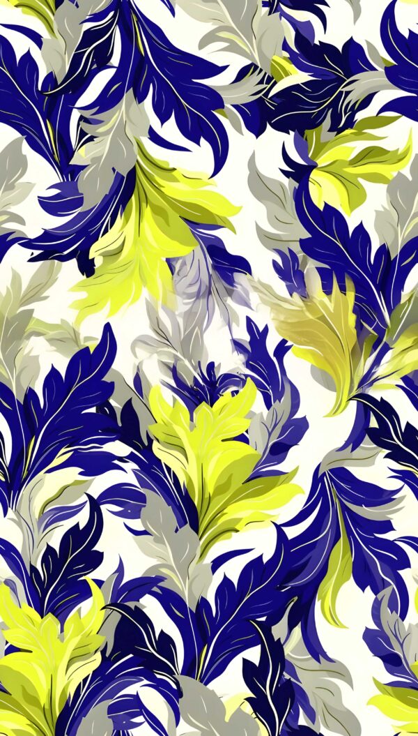 Lapis & Solar-Quartz Acanthus Fragment