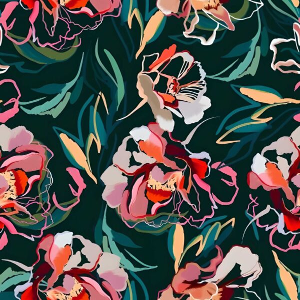 Carnelian-Peony & Obsidian Shadow