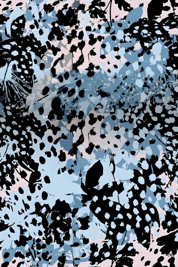 Glacial-Teal & Obsidian Dappled Fragment