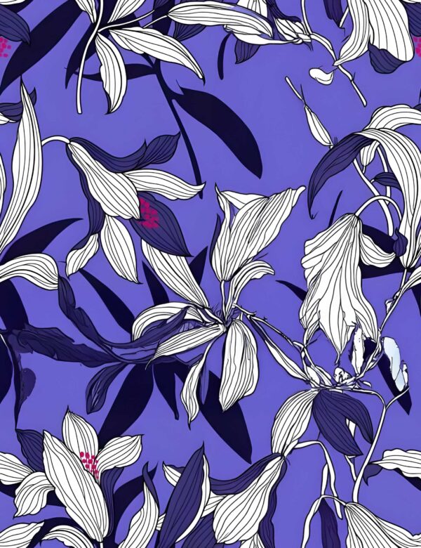 Amethyst-Quartz & Alabaster Lily Fragment