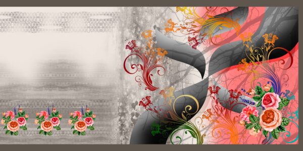 Baroque Expressionist Saree Study- Layer File