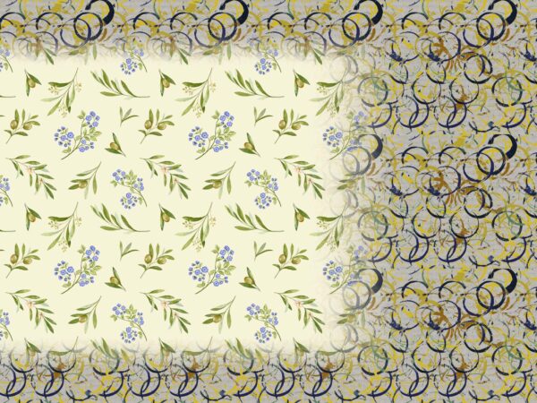 Olive & Myosotis Garden Composition- Layer File