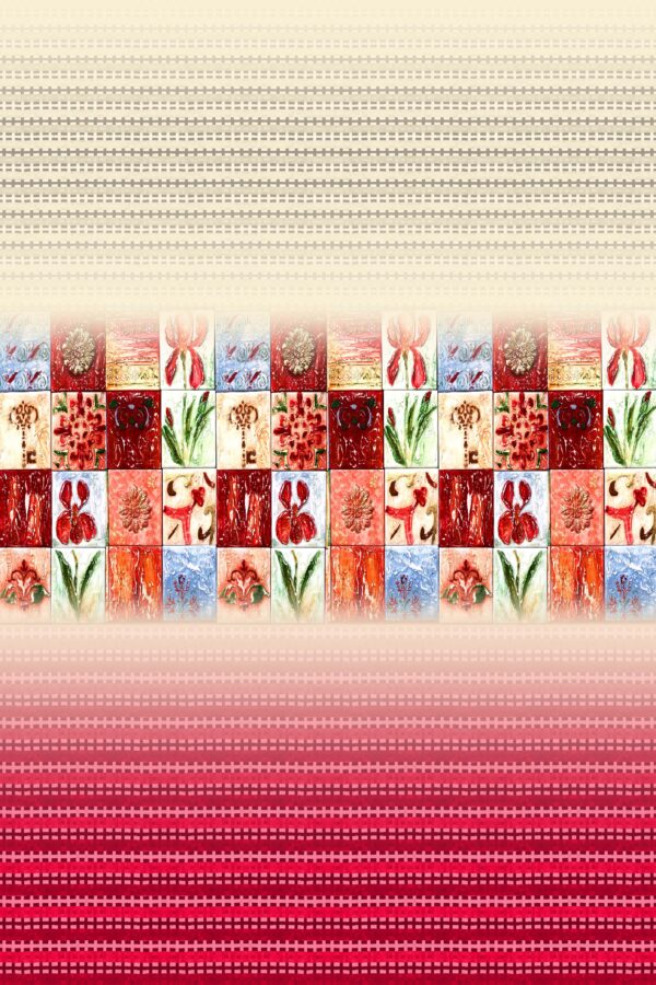 Linear Tile Mosaic Composition- Layer File