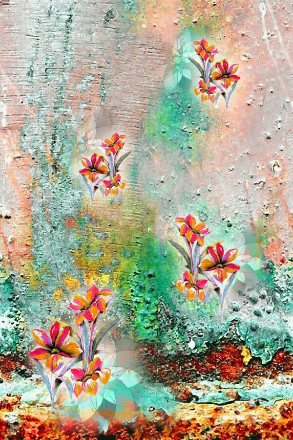 Oxidized Mineral & Lily Expressionist Study- Layer File