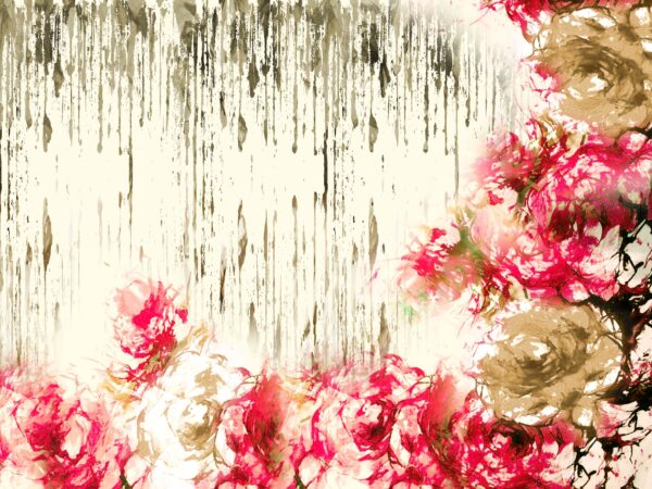 Distressed Peony & Vertical Drip Study- Layer File