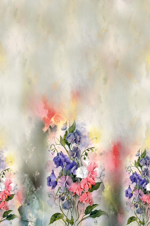 Atmospheric Sweet Pea & Hazy Impressionist Study- Layer File